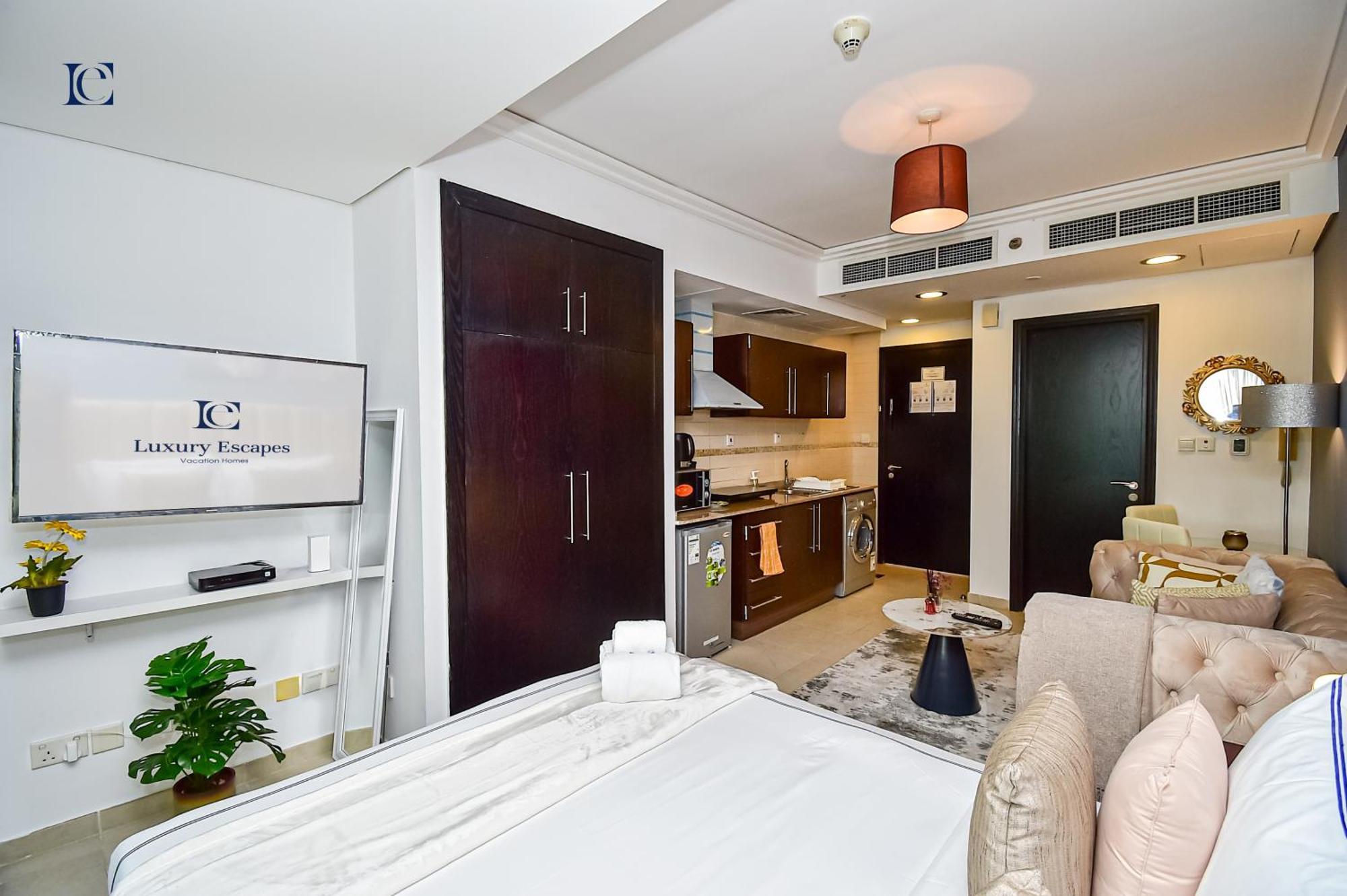 Luxury Escapes - Modern Studio Apt - Metro, Beach & Mall Mins Away Dubaj Exteriér fotografie